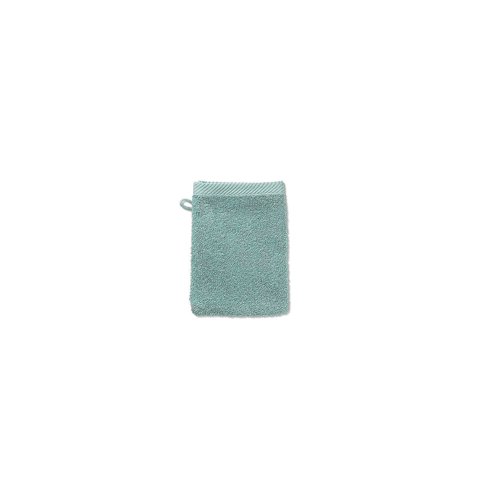 Waschhandschuh Ladessa 100% Baumwolle minzgrün 15,0x21,0 cm