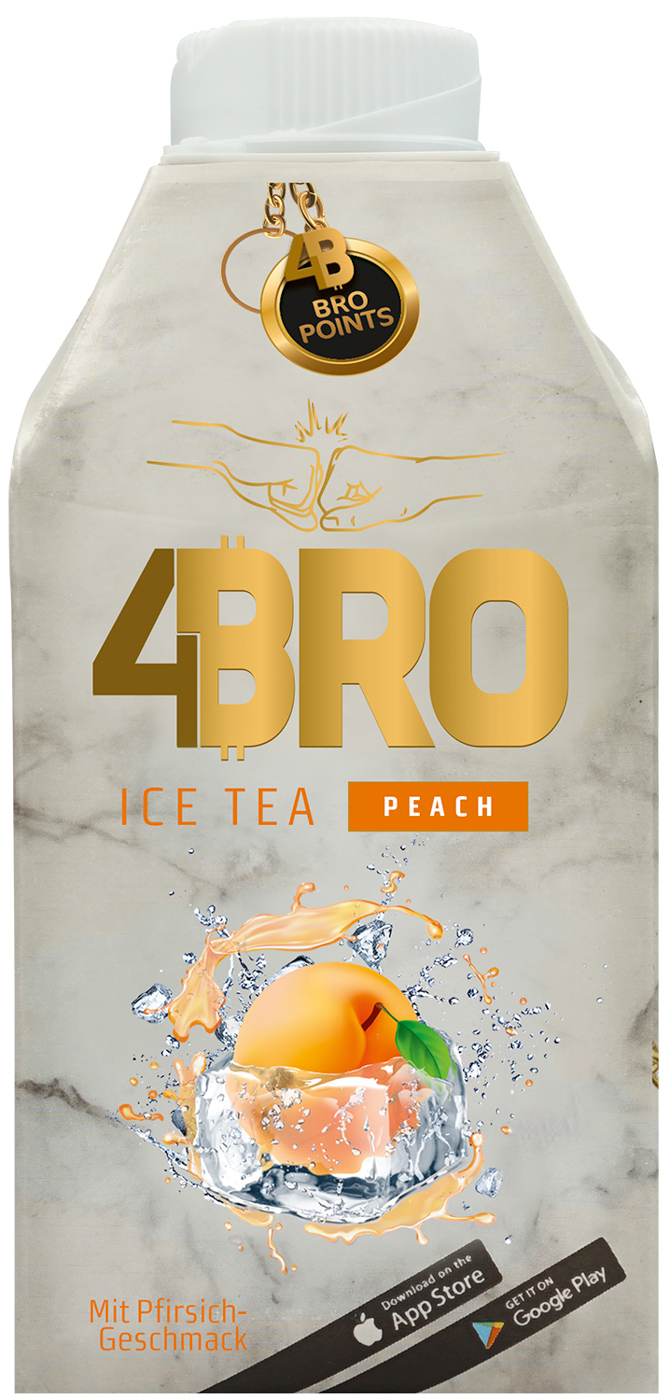 4Bro Ice Tea Peach 0,5L Tetrapack