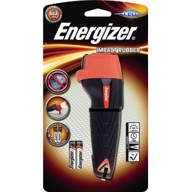Energizer® Taschenlampe Impact Rubber 50m 60lm LED 18 h AAA/Mignon Hartgummi
