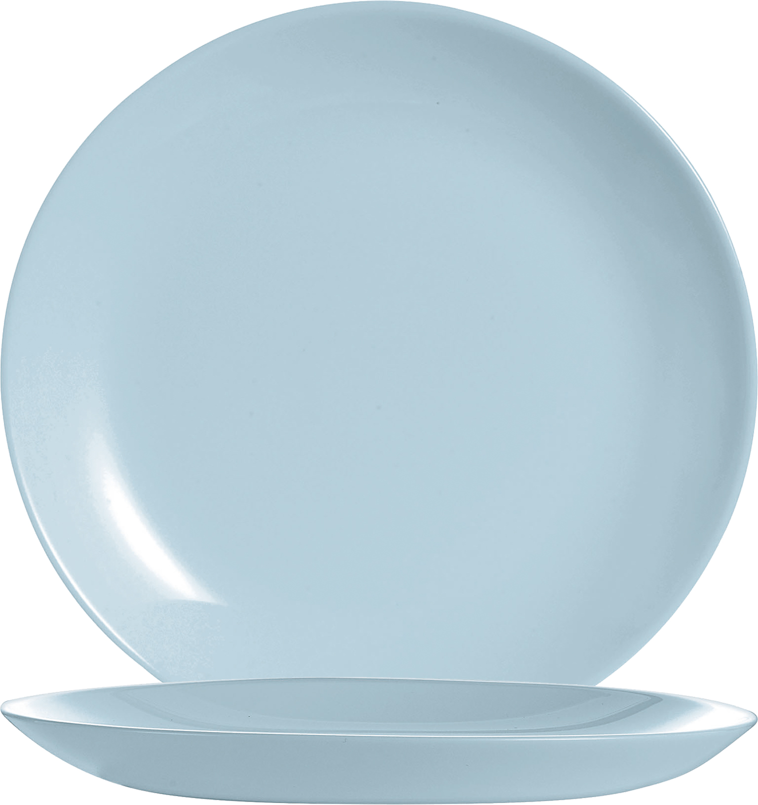 Desserteller DIWALI, Farbe: Paradise blue, Durchmesser: 19 cm, Coupteller - ohne breite Fahne Opalglas (gehärtet)