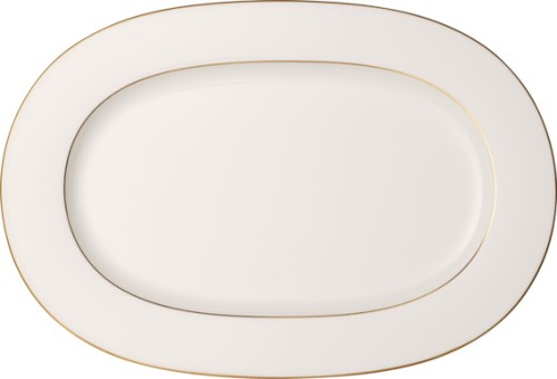Villeroy & Boch Platte oval, 41 cm, Serie Anmut Gold