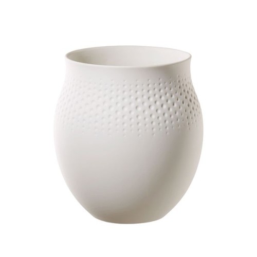 Villeroy & Boch Manufacture Collier blanc Vase Perle groß, Inhalt: 2,46 l