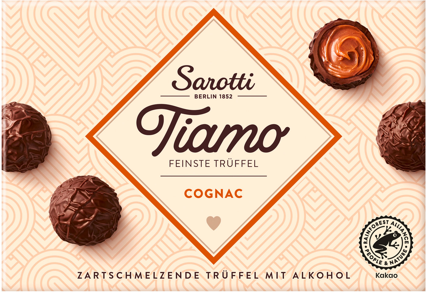 Sarotti Tiamo Cognac Sahne Trüffel 125G