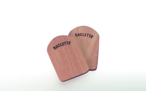 Kela Raclette-Brettchen Baar Holz 4tlg 14x9,5cm