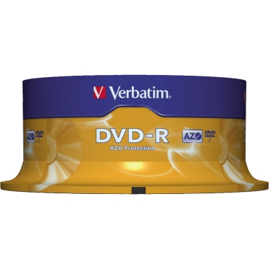 Verbatim DVD-R 120min 4,7Gbyte 16x 25 St./Pack.